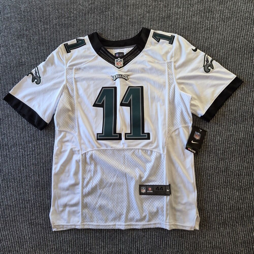 New! NFL Philadelphia Eagles #11 Carson Wentz Jersey NIKE On Field Mens Size 44